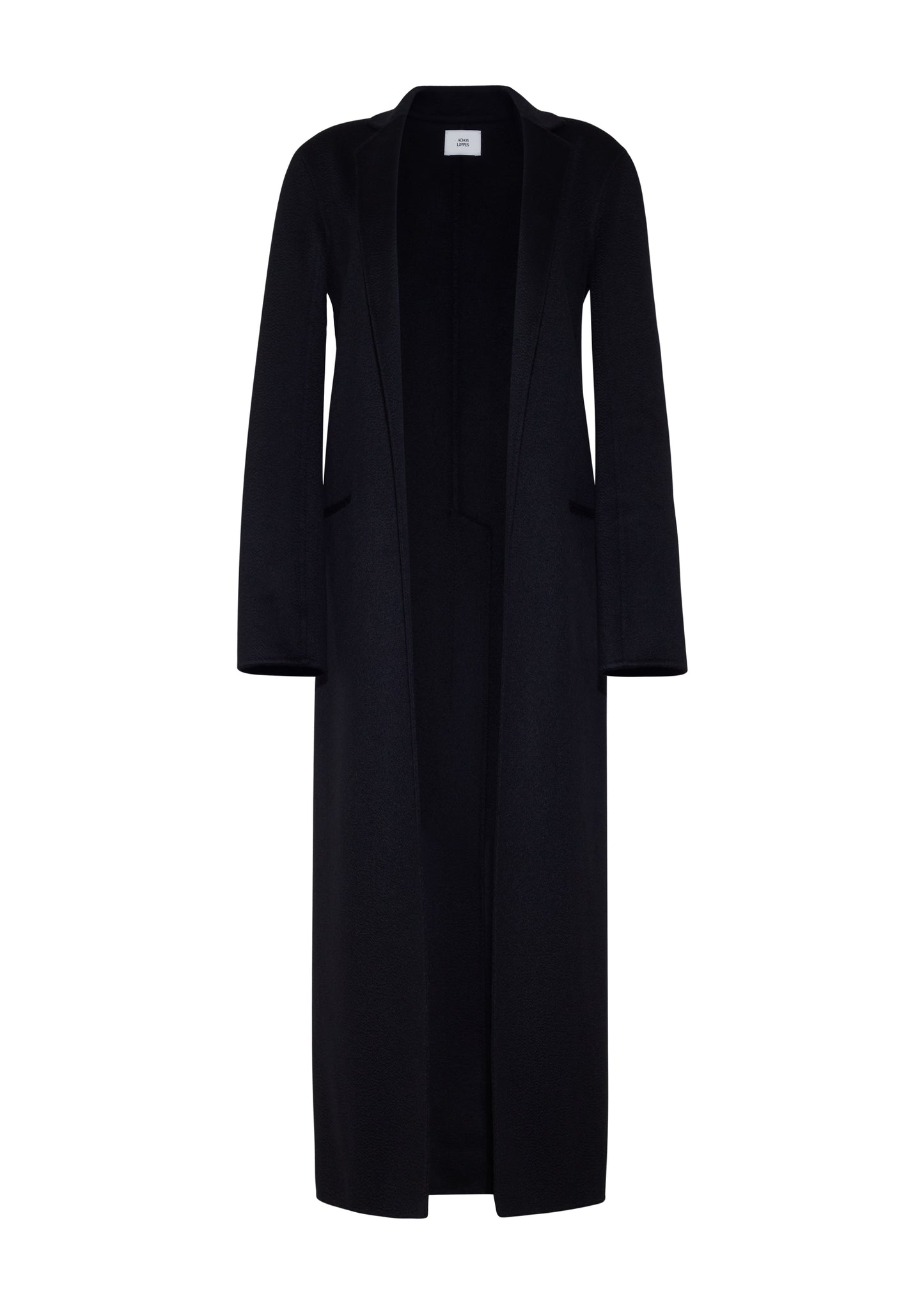 zibeline cashmere coat ghost front image of the black