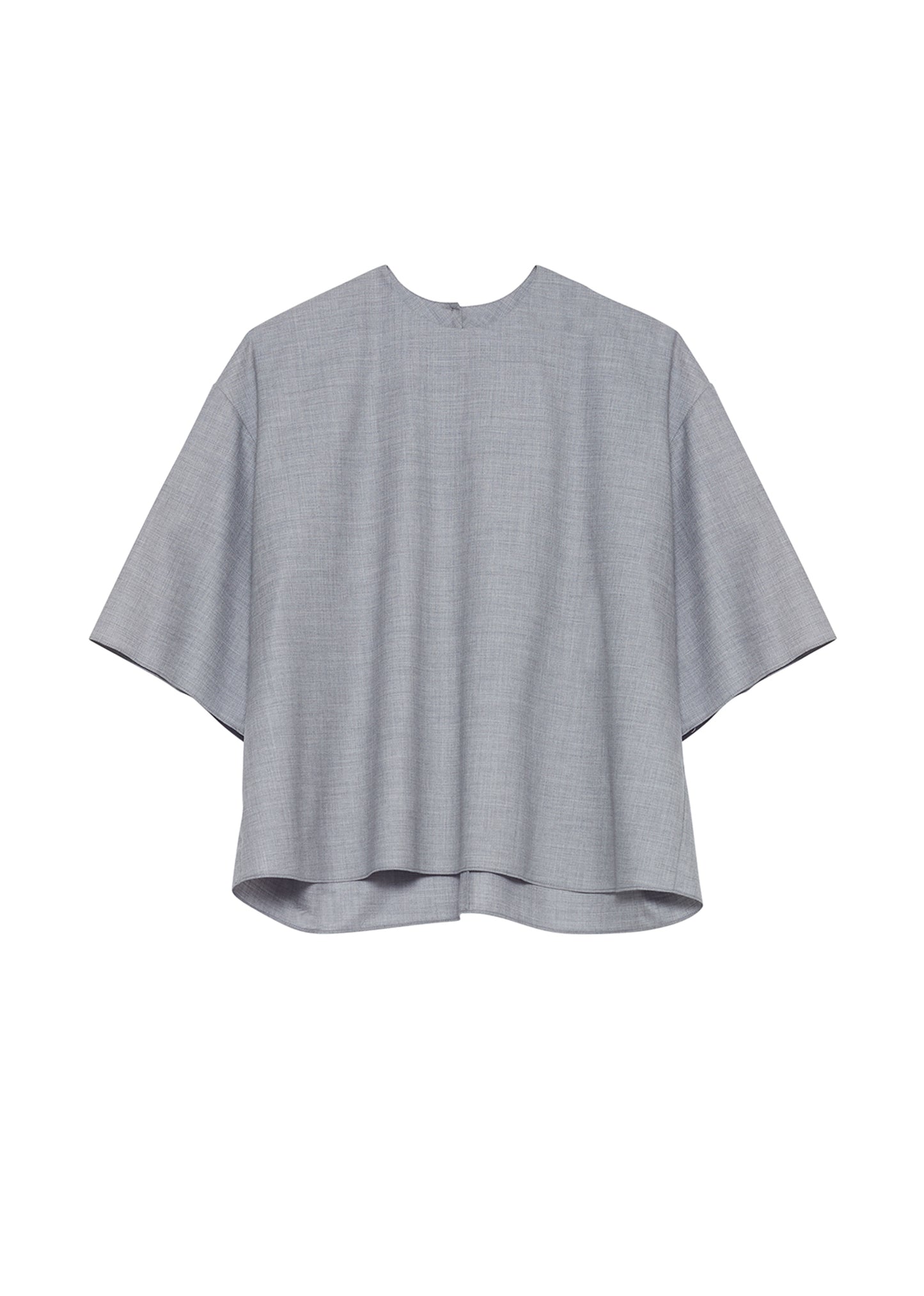 front ghost image of the cashmere oversized t shirt