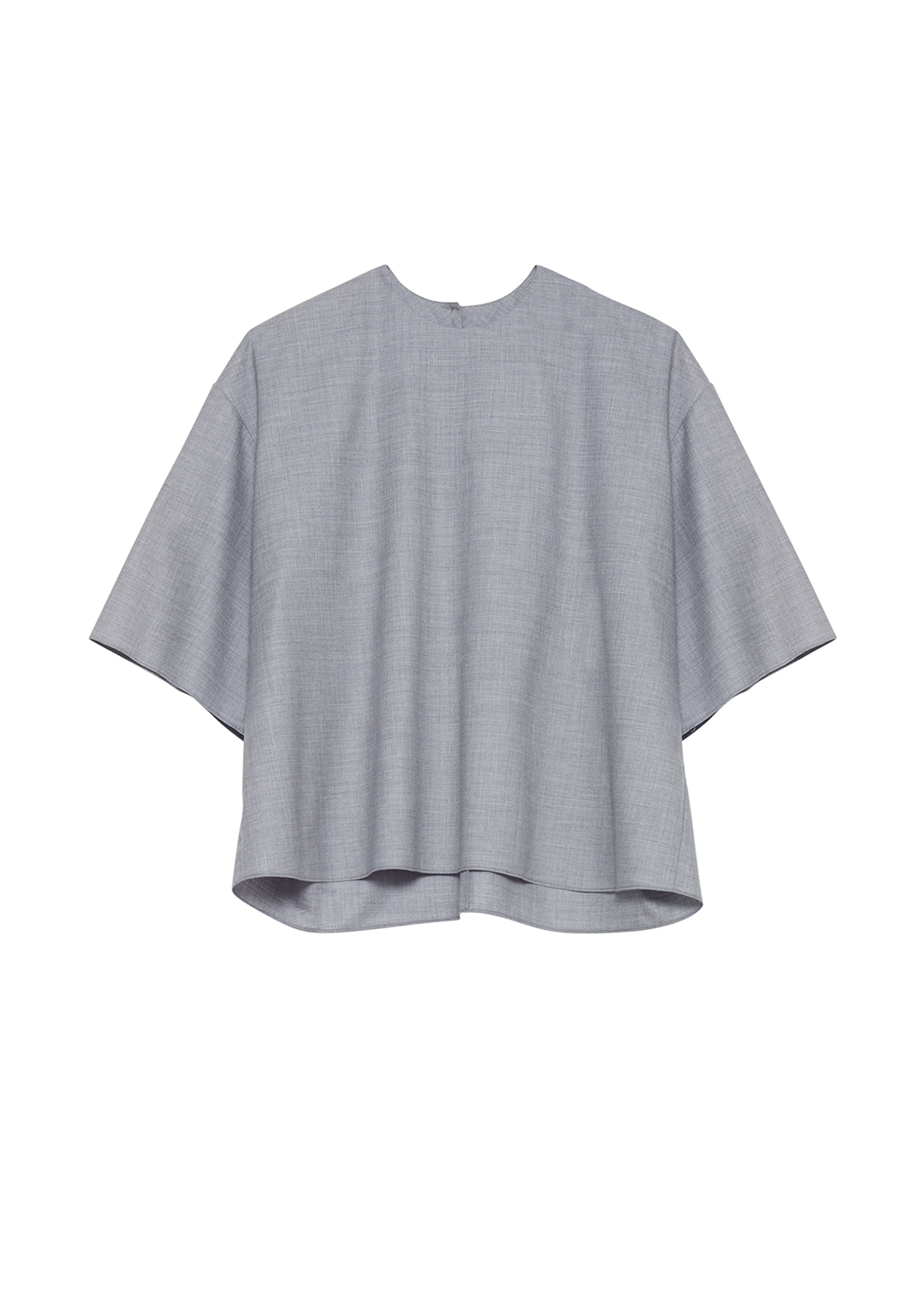 front ghost image of the cashmere oversized t shirt