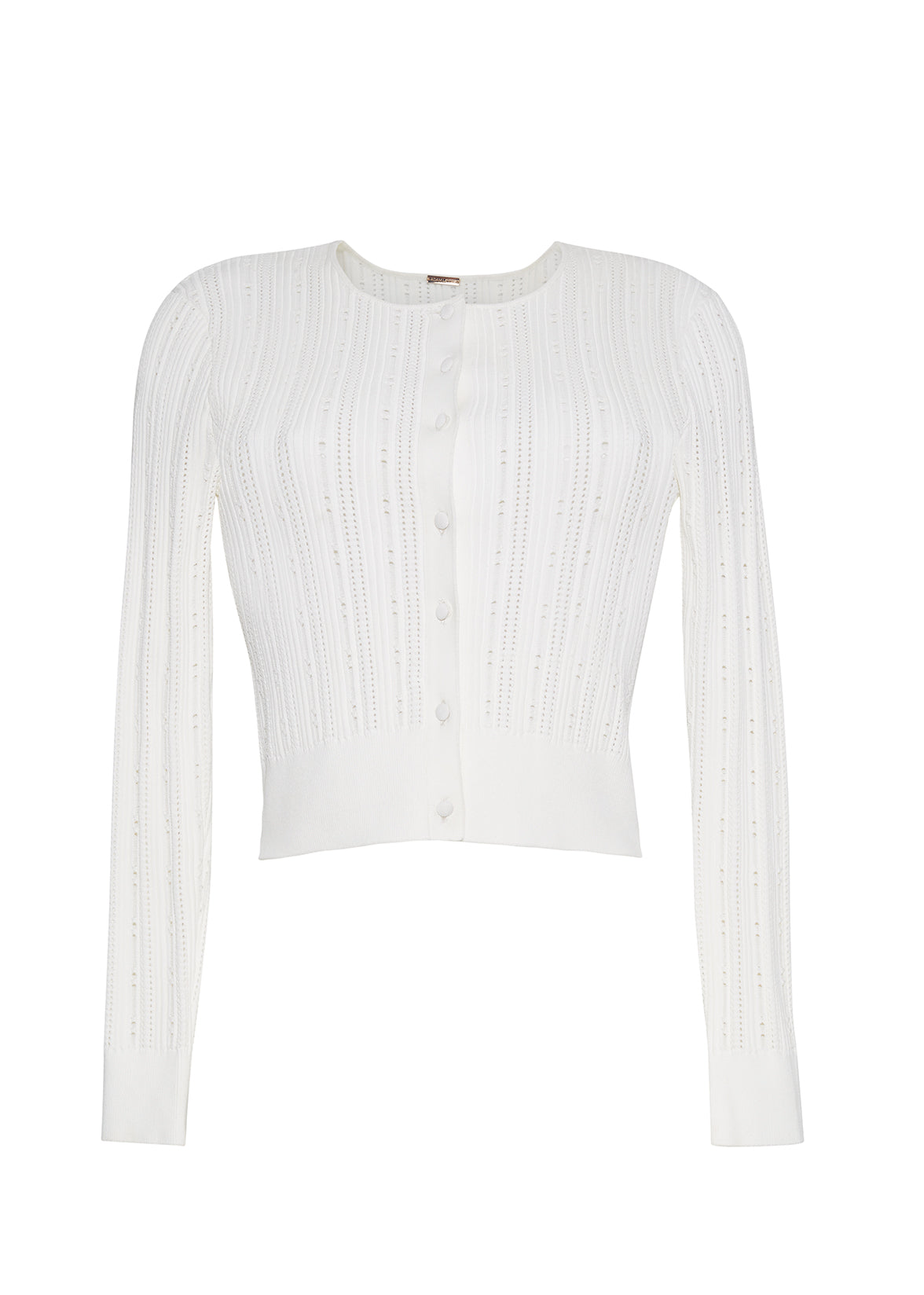 ghost image of adam lippes faye cardigan in ivory