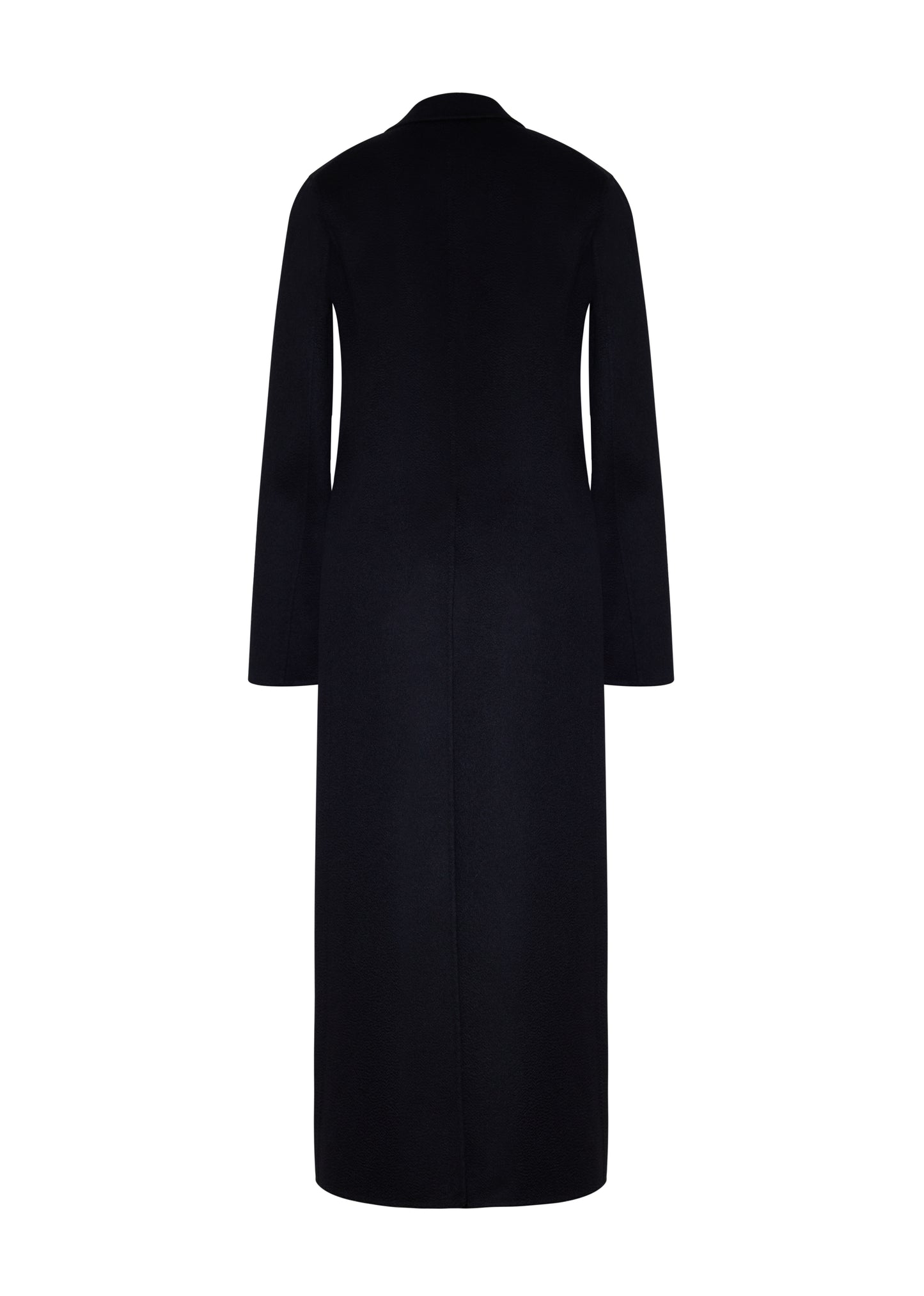 zibeline cashmere coat ghost back image of the black