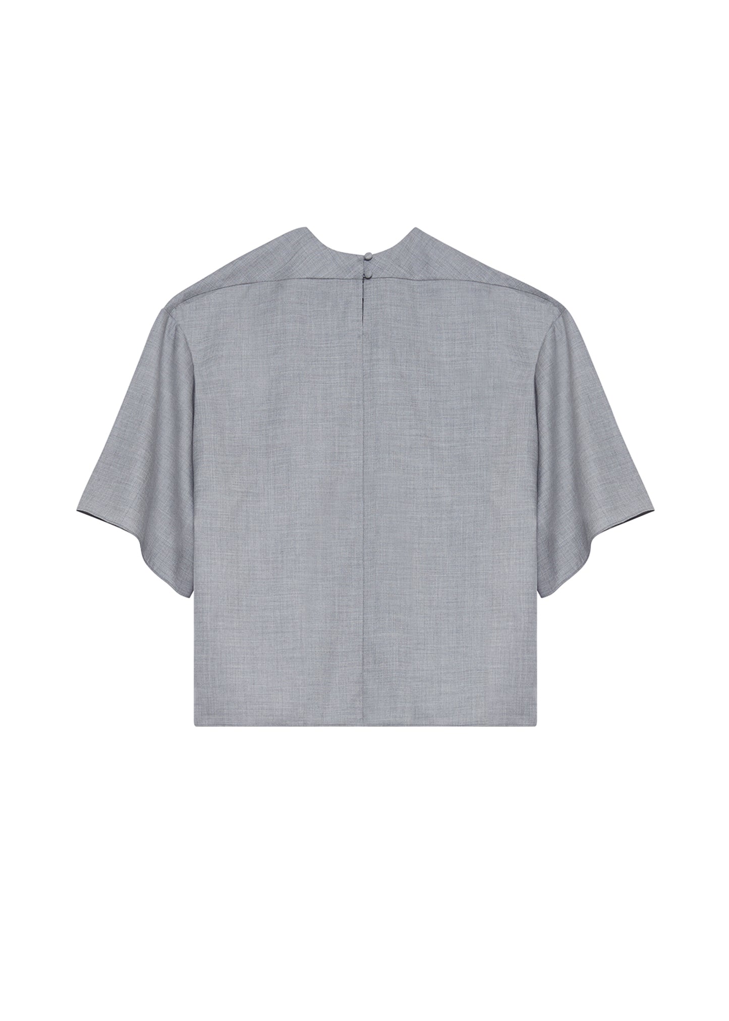 back ghost image of the oversized cashmere t shirt