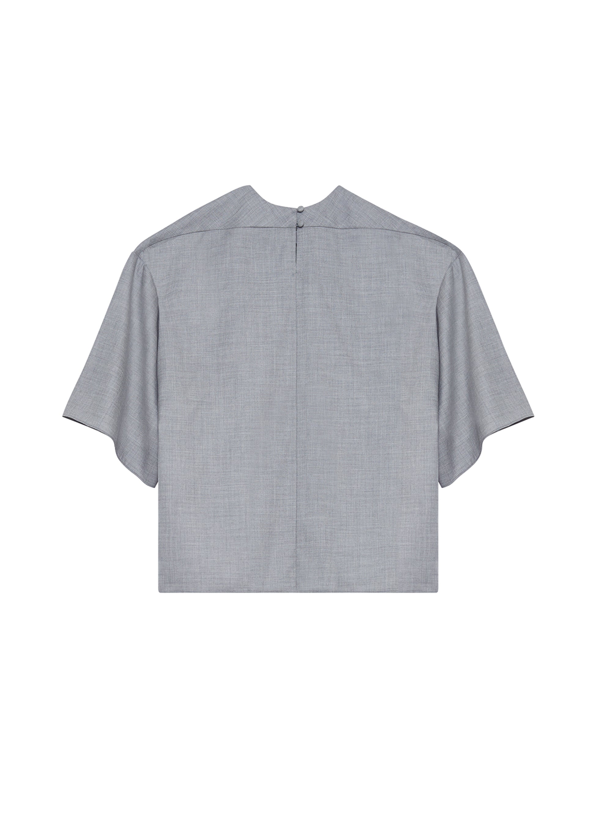back ghost image of the oversized cashmere t shirt